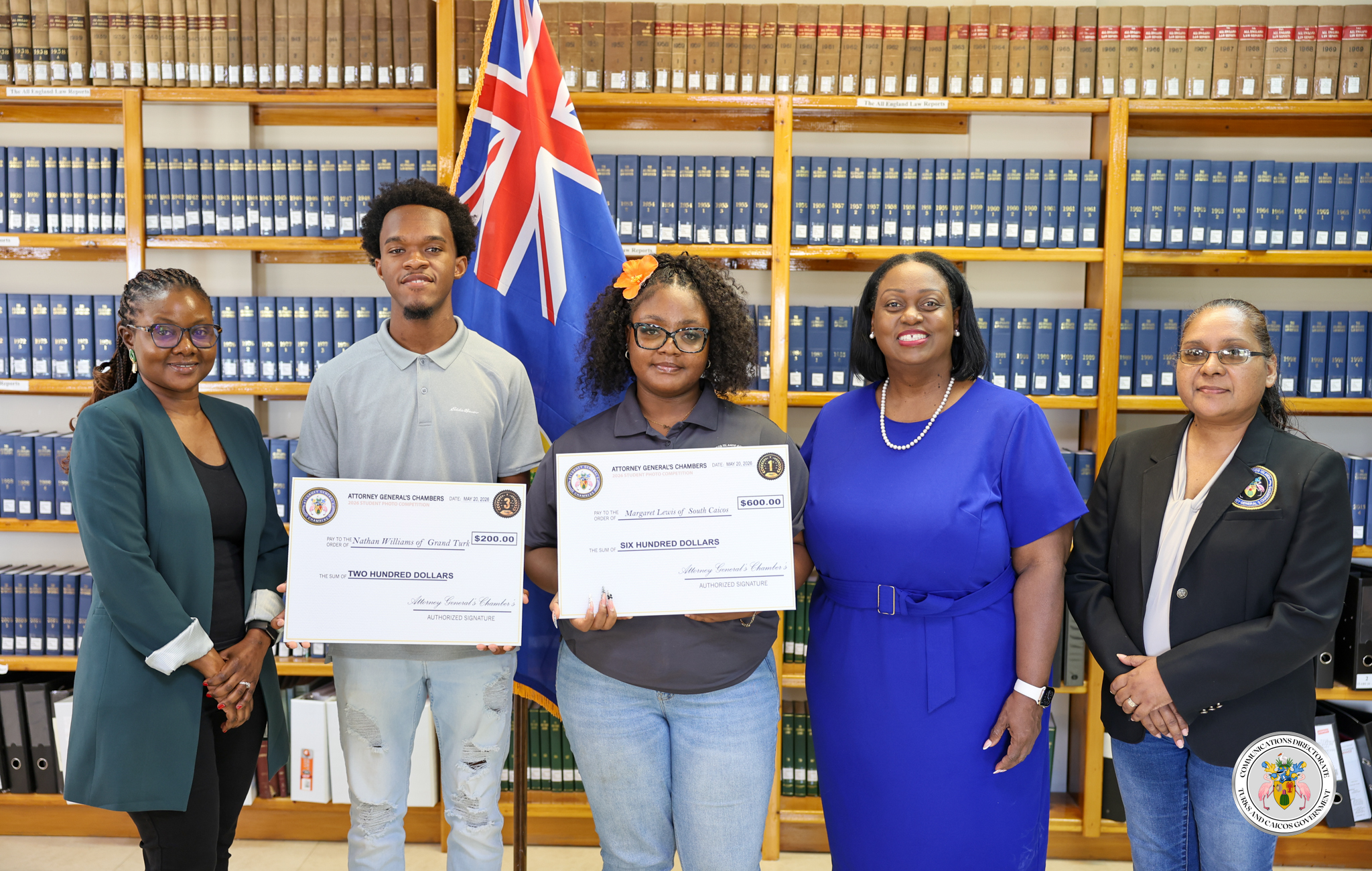 ATTORNEY GENERAL’S CHAMBERS ANNOUNCES WINNERS OF THE OFFICIAL REVISED EDITION OF THE LAWS OF THE TURKS AND CAICOS ISLANDS PHOTO COMPETITION
